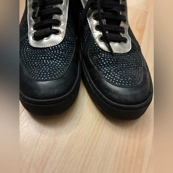 Limited edition Boticelli Blue Leather sneakers - Picture 14 of 16